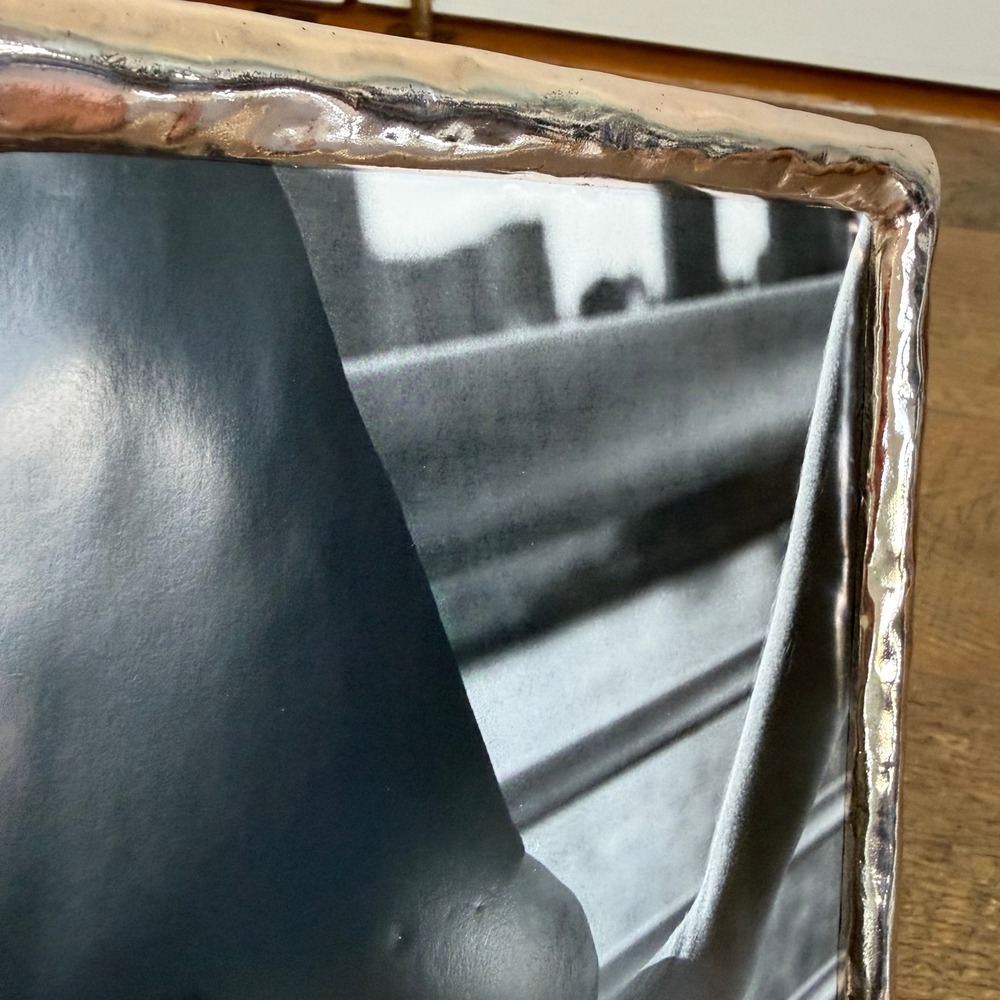 Handmade Artisan Hand In Hand Photo Frame  8x10 Silver - Picture 10 of 11